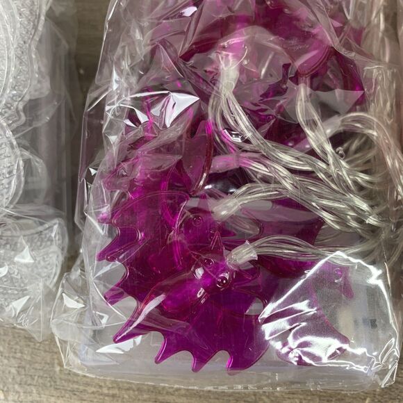 Halloween LED Light Bat Pumpkin Ghost Festival Led String Lights Decor - Picture 9 of 12